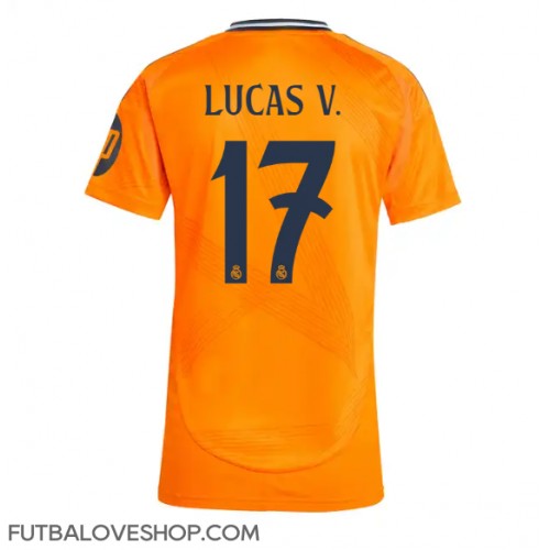 Dres Real Madrid Lucas Vazquez #17 Preč pre Ženy 2024-25 Krátky Rukáv